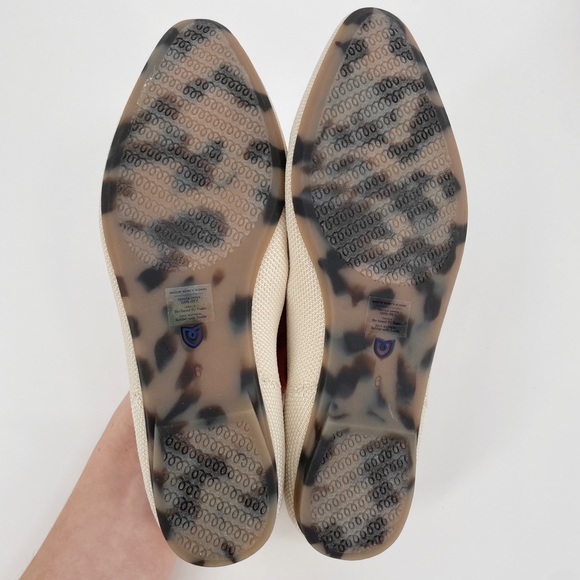 Rothy’s The Almond Loafer in Vanilla Bean Ballet Flat Mule Ivory Cream Neutral - Picture 5 of 7